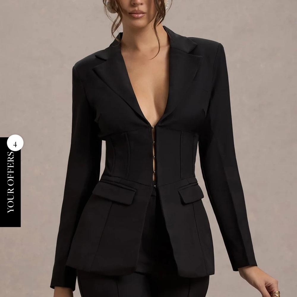 Club London Corset Blazer